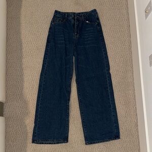 SHEIN Dark Blue Flare Jeans